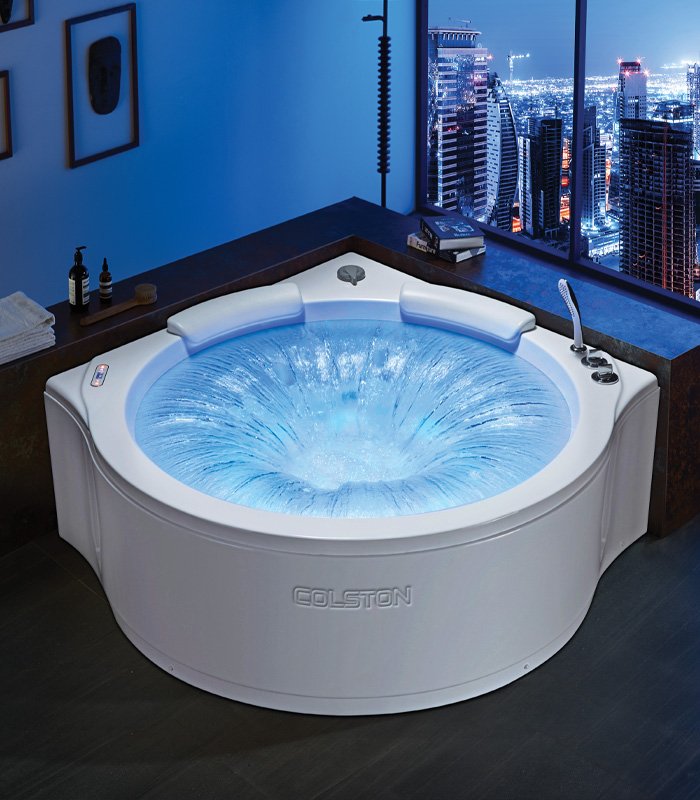 Colston Waterfall Whirlpool — Cascading waterfall massage bathtub systems