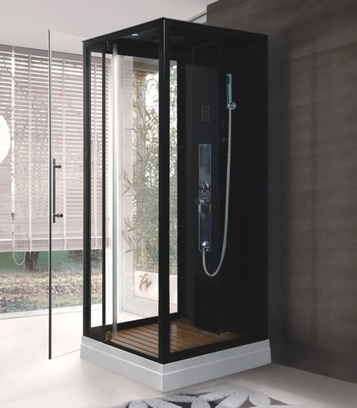 Colston Steam Cabins — Integrated steam shower enclosures with chromotherapy