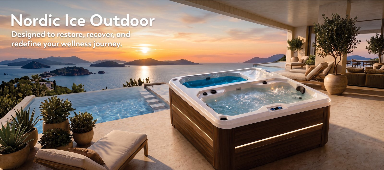Colston Nordic — Freestanding bathtub in natural stone finish