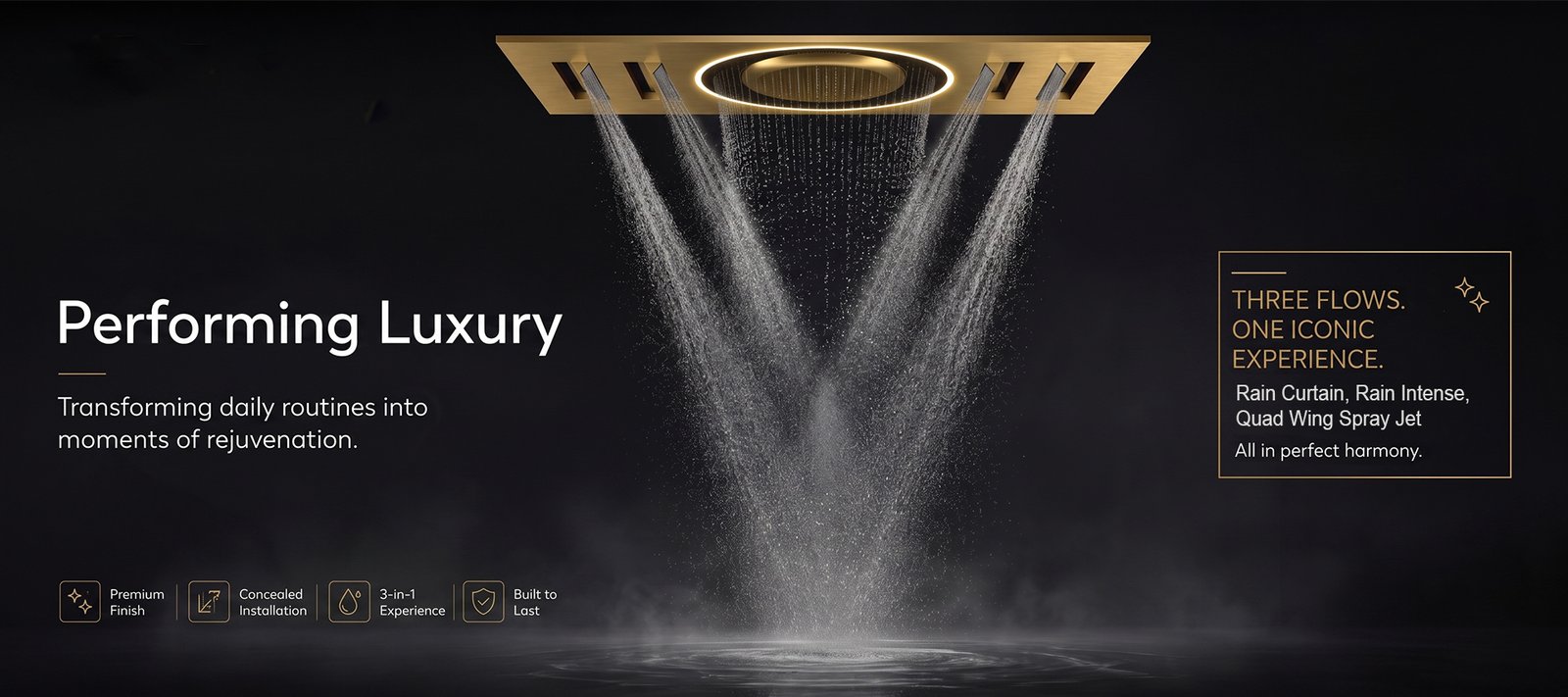 Colston X3 Lume — Ambient LED shower system